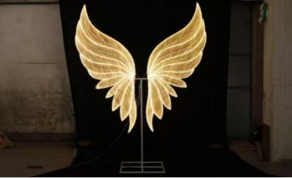Picture of Golden Angel Wing Light Sculpture